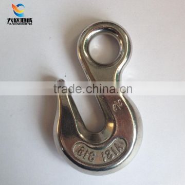 Best price 3/8'' SS 316 eye cargo hook