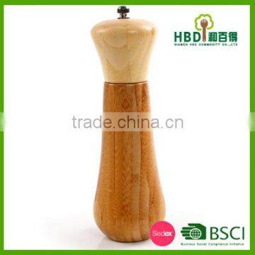 Hot New Products for 2016 Rubber Wood Rock Salt Mill And Pepper Grinder For Cooking Tools,Rock Salt Mill Wholesale photo-2