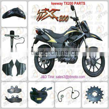 motorcycle parts for Keeway TX200