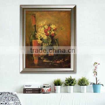 Vase With Carnations and Bottle Oil Painting by Van Gogh photo-2