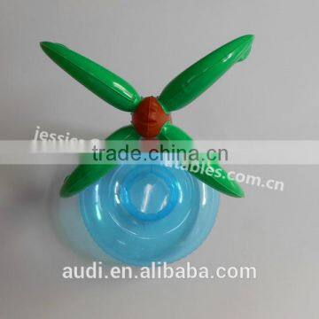 Plastic Inflatable palm tree cup holders