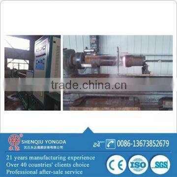 Induction heating hydraulic cylinder cladding machine