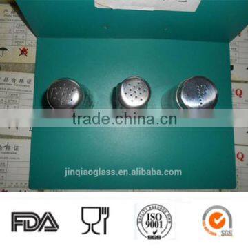 Different Glass Spicy Jar With Cap photo-2