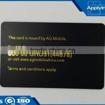 Customized CR80 Plastic PVC Card from professional factory