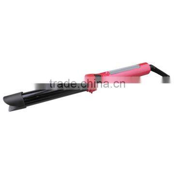 2 in 1 hair straightener/curling iron with LED working light