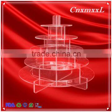 2016 Fast-sell New Patent Multifunctional Macaron Tower ,5 Tier Acrylic Tower Stand ,Macaron Display Tray,macaron Packaging photo-3