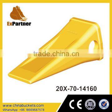 Excavator spare parts 20X-70-14160 bucket teeth for PC60