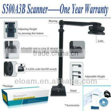 high-speed portable scanner, portable document camera S500A3B