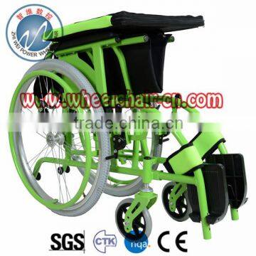 Green Manual Mobility Wheelchair for Disable Old Chair With CE Improval photo-4