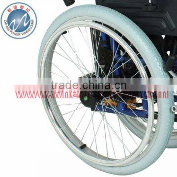 24"PU Solid Type,Swithable Electric wheelchair