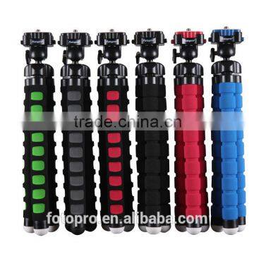 Fotopro Industrial 360 Degree Travel Pocket for Camera & Phone Aluminum and Foam Material Table Octopus Flexible Mini Tripod photo-2