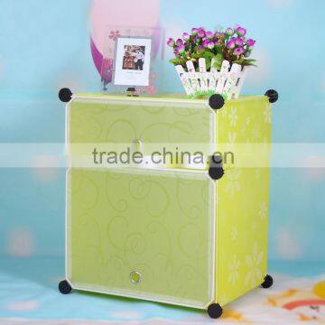 New design modern nightstands plastic bedside cabinets