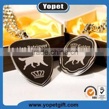 Brass Metal Tag Keychain Decorative Dog Tag photo-2