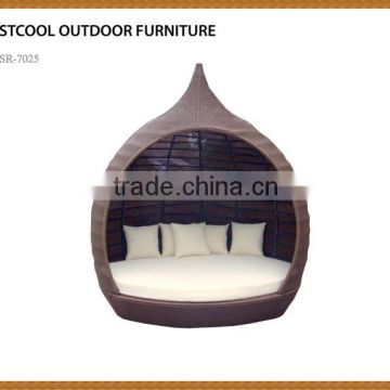 Outdoor rattan garden furniture cheap Rattan hanging bed