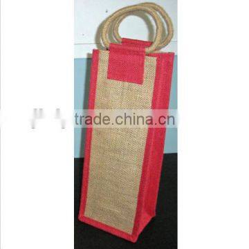 100% Jute all Natural Wine Bottle Bags -Gift Bags