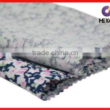 Floral Printed Double Layer Fabric