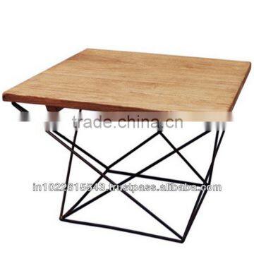 FRENCH INDUSTRIAL TABLE, INDUSTRIAL TABLE, IRON WOOD INDUSTRIAL TABLE