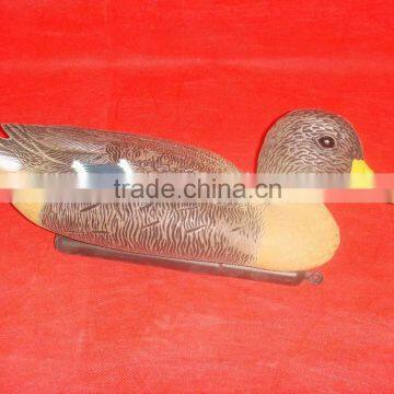 Plastic duck hunting decoy