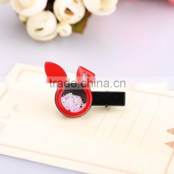 Candy color sweety rabbit hair duck clip fashion style hair Accessories