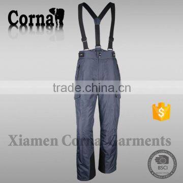 Alibaba china supplier ski clothing suspender trousers latest style men pants