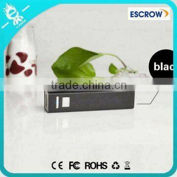 Good touching usb mini lipstick charger power bank 2200mah with 500 times circulation
