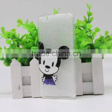 Soft tpu slim mobile phone case for iphone 6 6S 6plus Translucent case