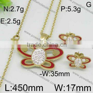 New Arrival Popular Gold Color African Animal and Women Sex Image Jewelry Set