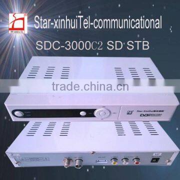 stable white dvb c stb with CAS