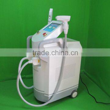 Salon Big Spot Size 40mm*20mm! 808nm Vertical Diode Laser+IPL Diode Laser Hair Removal