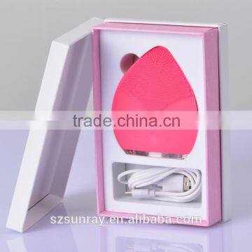 Face Machine Electric Stimulation Silicone Face Exfoliate Brush photo-2