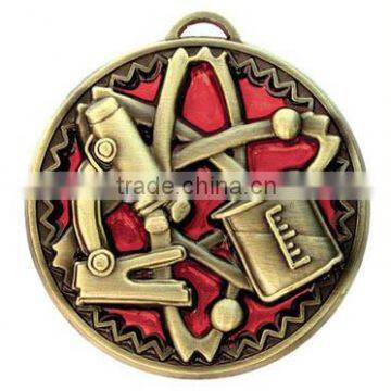 Promotional 3D metal medals /custom metal medals wholesale in 2015