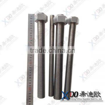 HastelloyC22 C4 B2 china supplier hardware stainless steel full threaded rods