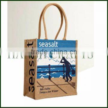 SHOPPING BAG WITH LOGO JUTE SHOPPING BAG JUTE BAGS JUTE TOTE BAGS