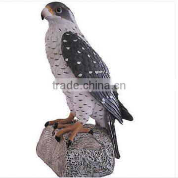 Full body birds ornaments taxidermy figurine garden falcon decoy