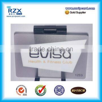 Transparent Pvc Material Business Visiting Clear Card photo-3