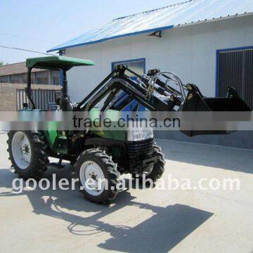 4x4 Tractor DQ554, 55HP, fit with 4in1 front end loader