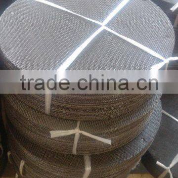 Black Wire Cloth Filter Disc