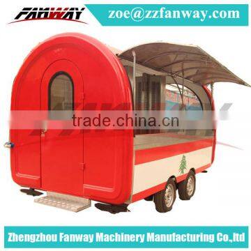 Mini fast food truck/mobile food truck for sale