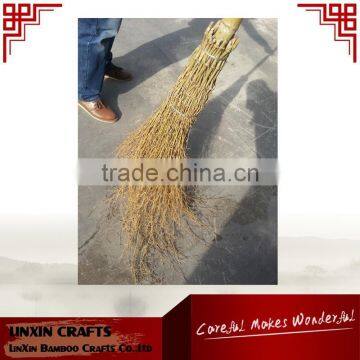 cheap bamboo broom old 5 joints bamboo besom for Korea