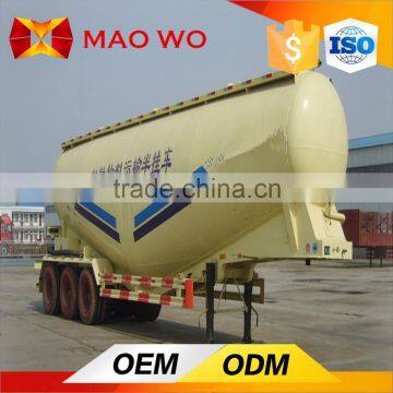 3 Axle 50Ton Cement Bulk Carrier , Dry Bulk Cemnet Tank Trailer photo-3