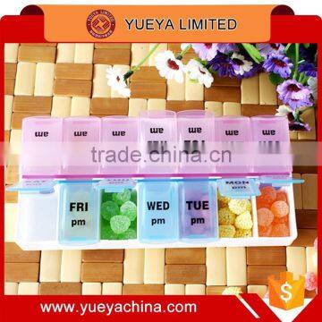 14 Cells Double Rows Medicine Box Case photo-3