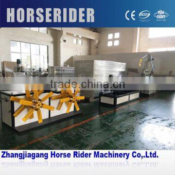 Horserider Single Wall Corrugated Flexible Pipe Production Line/Plastic Telescopic Pipe Machine/PVC Soft Pipe Extrusion Plant