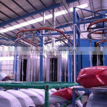 Reciprocating coating line