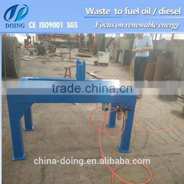 No Need Power! Tire Doubling and Unpacking Machinery Packed Waste Tyres for Storage Space Saving photo-2