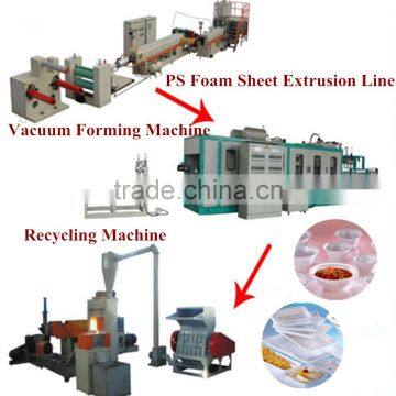 HIGH OUTPUT ps foam lunch box thermoforming machine