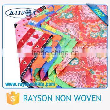 Made in China Factory Cheap Price Custom Square Printed Nonwoven Fabric Restaurant Table Cloth photo-4