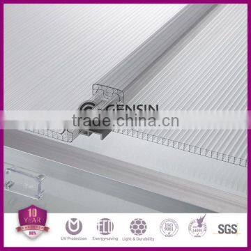 100% virgin bayer material locking polycarbonate sheets
