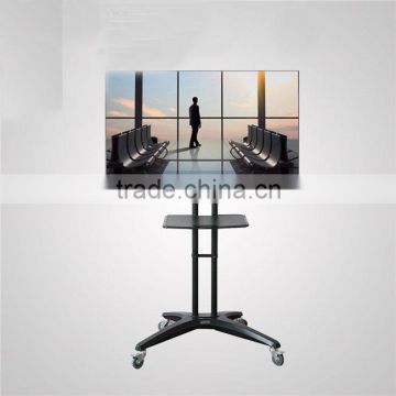 LCD LED TV Stand with Universal Mounting System Metal TV Stand With Wheels