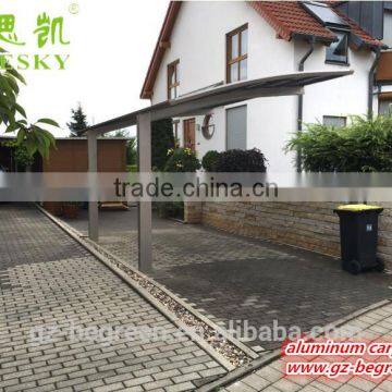 White Metal Frame 2 Car Garage With Polycarbonate Sheet photo-3