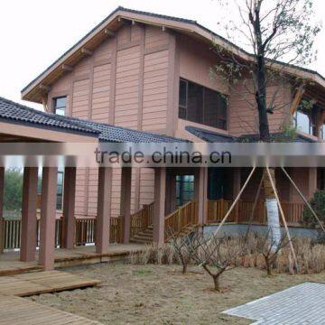 No glue wood plastic composite fence & railing with low maintenance